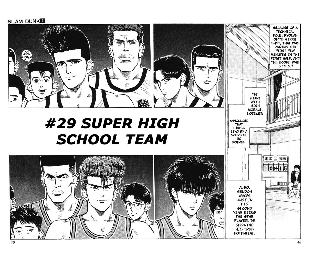 Slam Dunk Chapter 29 page 2 - Chapter 29 v2 : Super High School Team