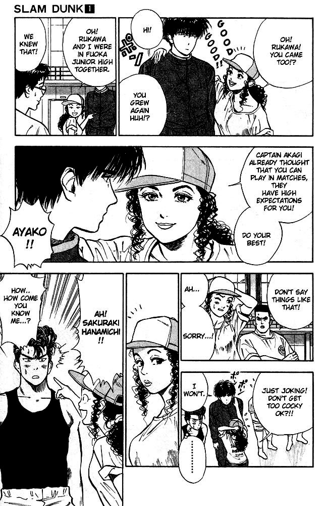 Slam Dunk Chapter 8 page 12 - Chapter 8 v2 : Sakuragi Joins!