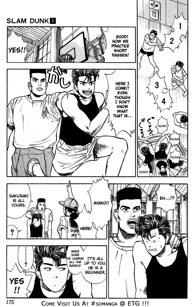 Slam Dunk Chapter 8 page 16 - Chapter 8 v2 : Sakuragi Joins!