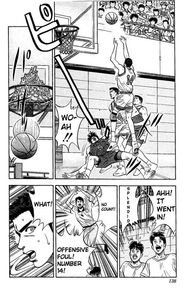 Slam Dunk Chapter 87 page 10 - Chapter 87 : the first half ended