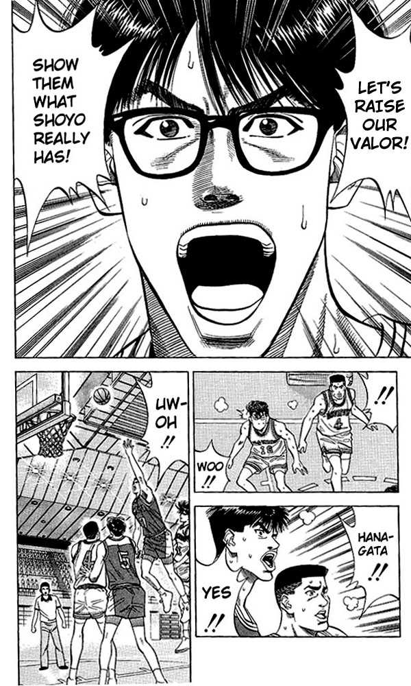 Slam Dunk Chapter 87 page 6 - Chapter 87 : the first half ended