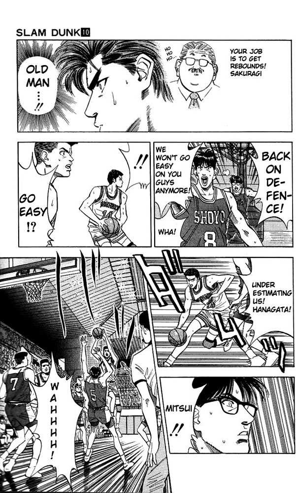 Slam Dunk Chapter 87 page 9 - Chapter 87 : the first half ended
