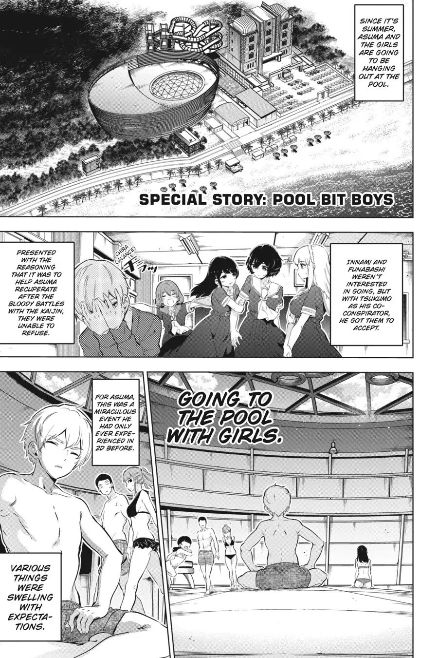 Slasher Maidens Chapter 13.5 page 1 - Chapter 13.5: Special Story: Pool Bit Boys