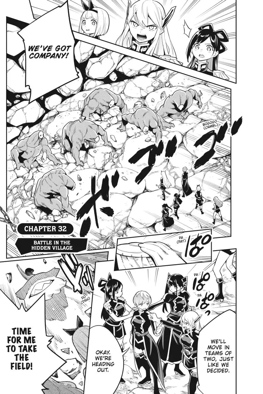 Slave of the Magic Capital's Elite Troops Chapter 32 page 1 - Chapter 32: Battle at the Hidden Village