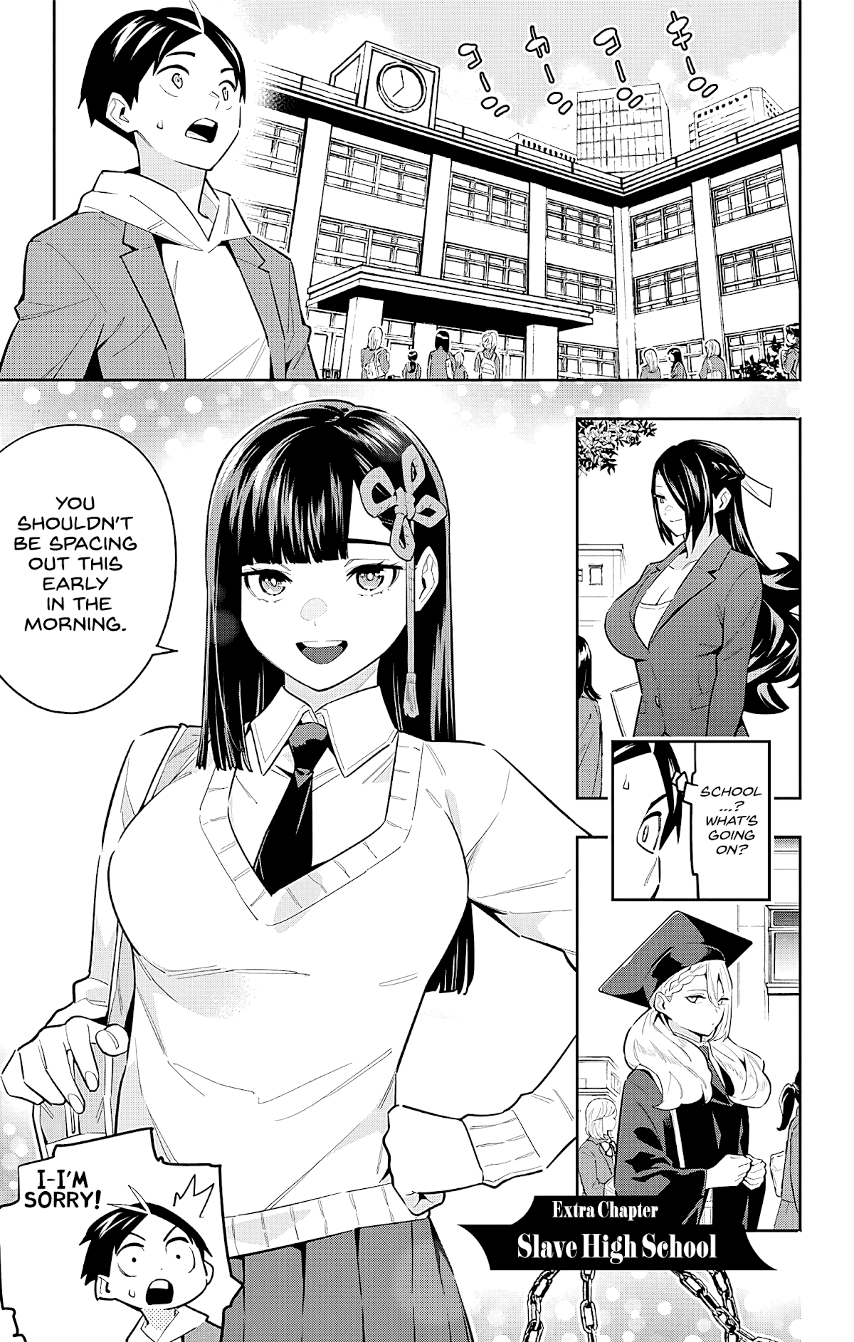 Slave of the Magic Capital's Elite Troops Chapter 81.5 page 1 - Chapter 81.5: Slave High School