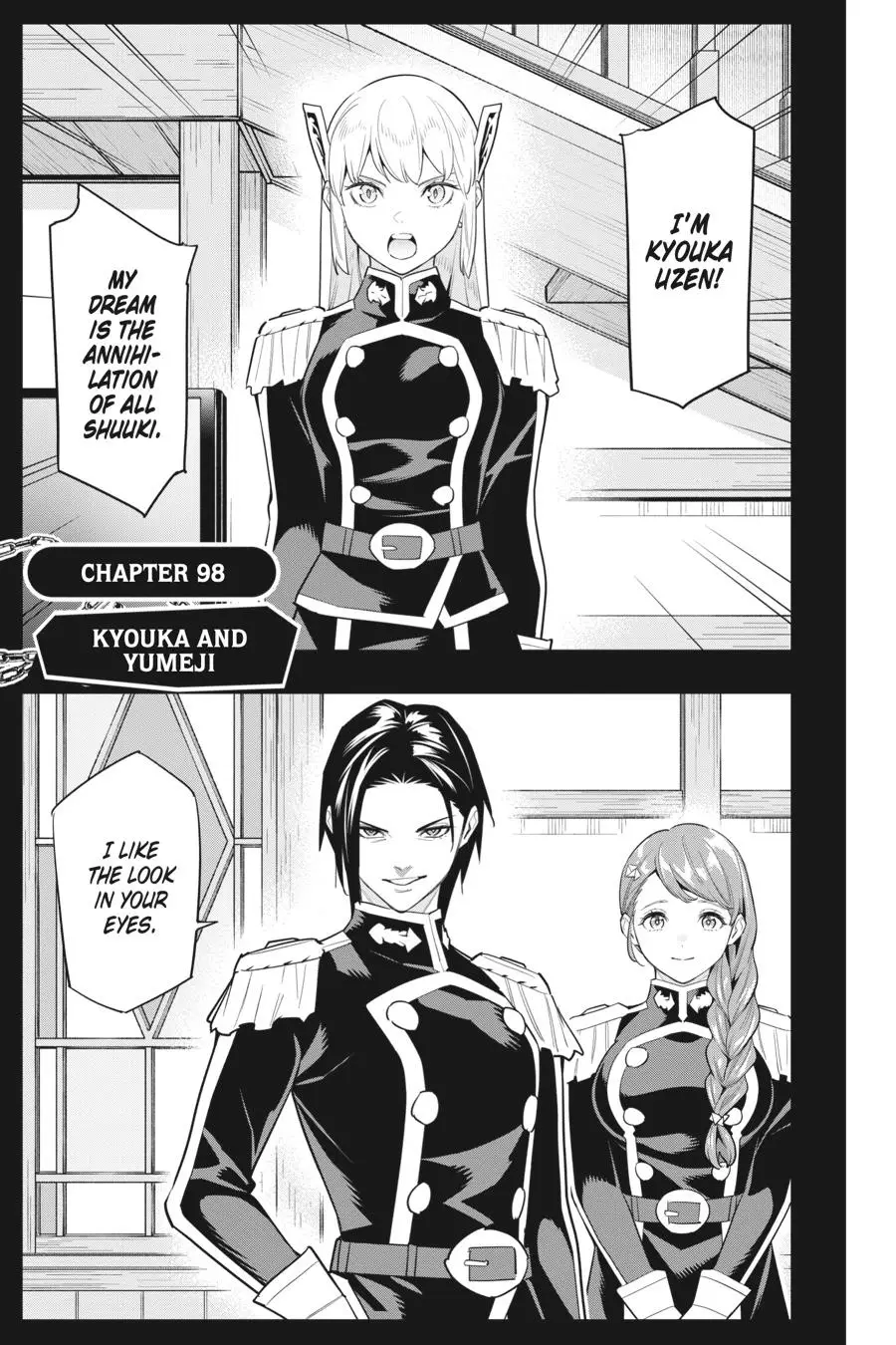 Slave of the Magic Capital's Elite Troops Chapter 98 page 1 - Chapter 98: Kyouka and Yumeji