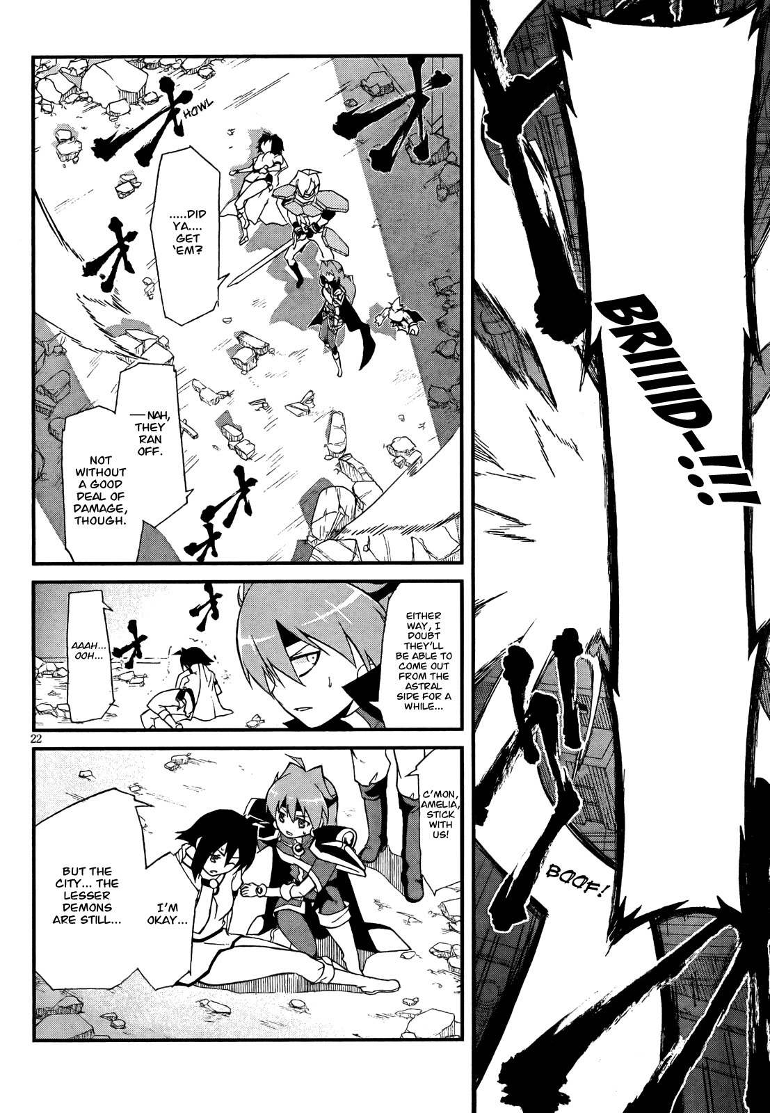 Slayers Evolution-R Chapter 2 page 22 - Chapter 2: Merchant City, in Flames
