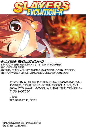 Slayers Evolution-R Chapter 2 page 29 - Chapter 2: Merchant City, in Flames