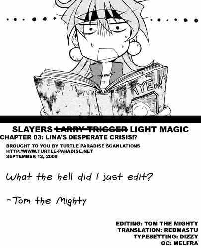 Slayers: Light Magic Chapter 3 page 36 - Chapter 3: Lina's Desperate Crisis!?