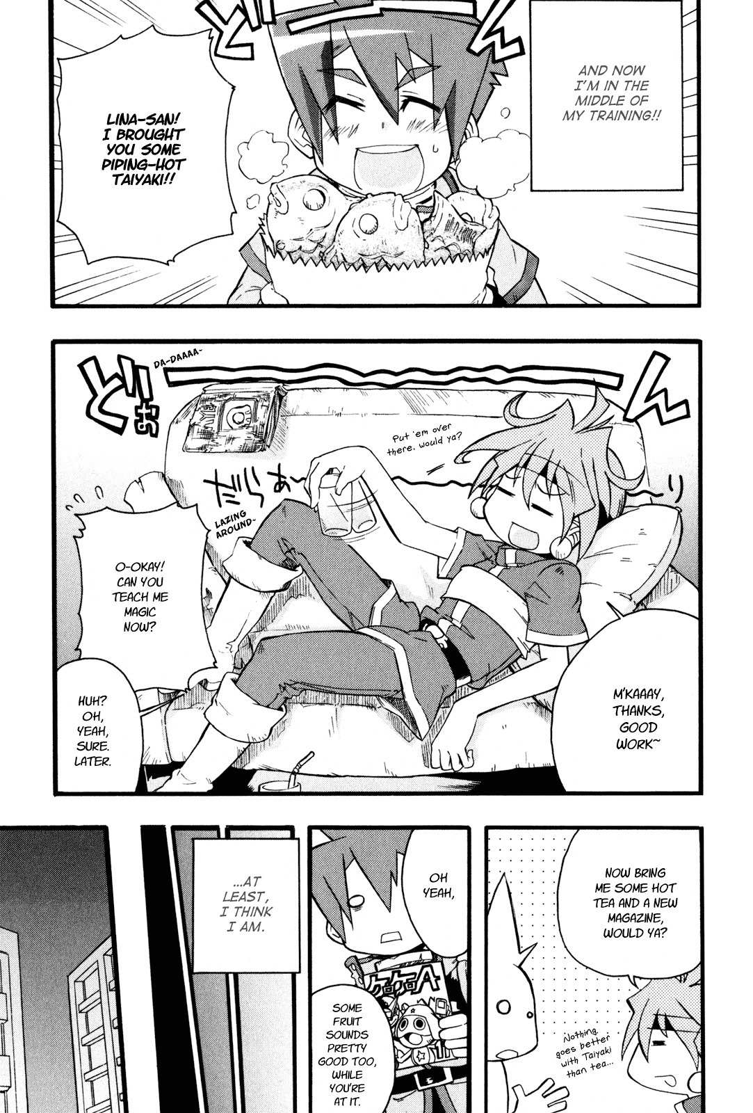 Slayers: Light Magic Chapter 3 page 5 - Chapter 3: Lina's Desperate Crisis!?