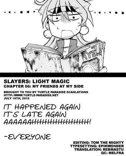 Slayers: Light Magic Chapter 6 page 1 - Chapter 6: My Friends at my Side