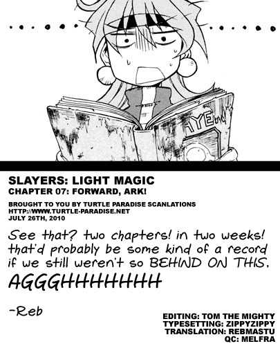 Slayers: Light Magic Chapter 7 page 38 - Chapter 7: Forward, Ark!
