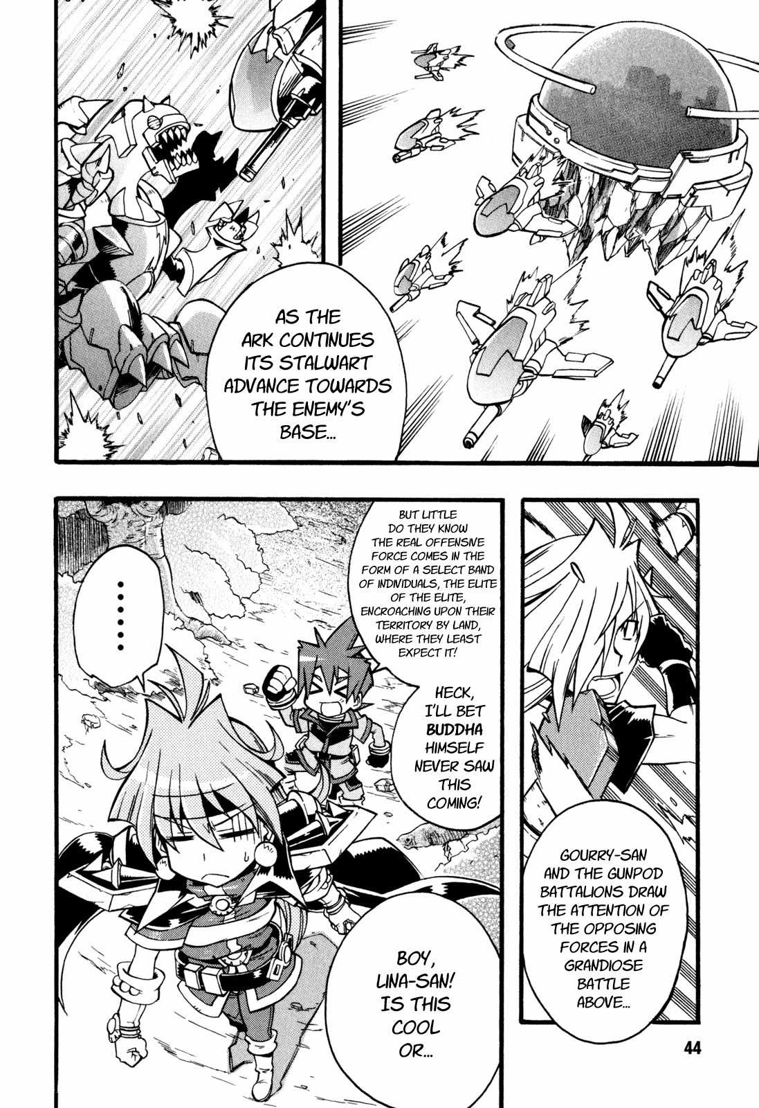 Slayers: Light Magic Chapter 7 page 4 - Chapter 7: Forward, Ark!