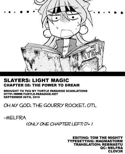 Slayers: Light Magic Chapter 8 page 38 - Chapter 8: The Power to Dream