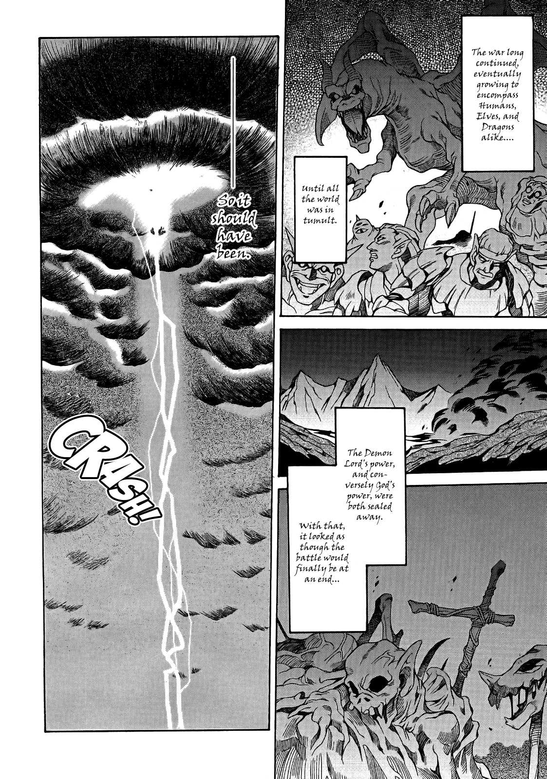 Slayers: Suiriyuuou no Kishi Chapter 1.2 page 6 - Chapter 1 v2 : SWEPT AWAY - What is this place?