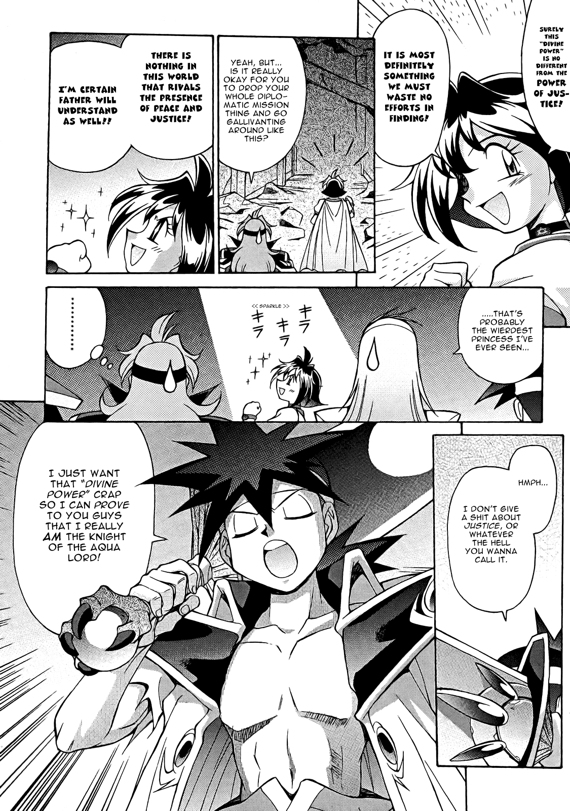 Slayers: Suiriyuuou no Kishi Chapter 10.2 page 17 - Chapter 10 v2 : HUNTING for ''Divine Power''!?