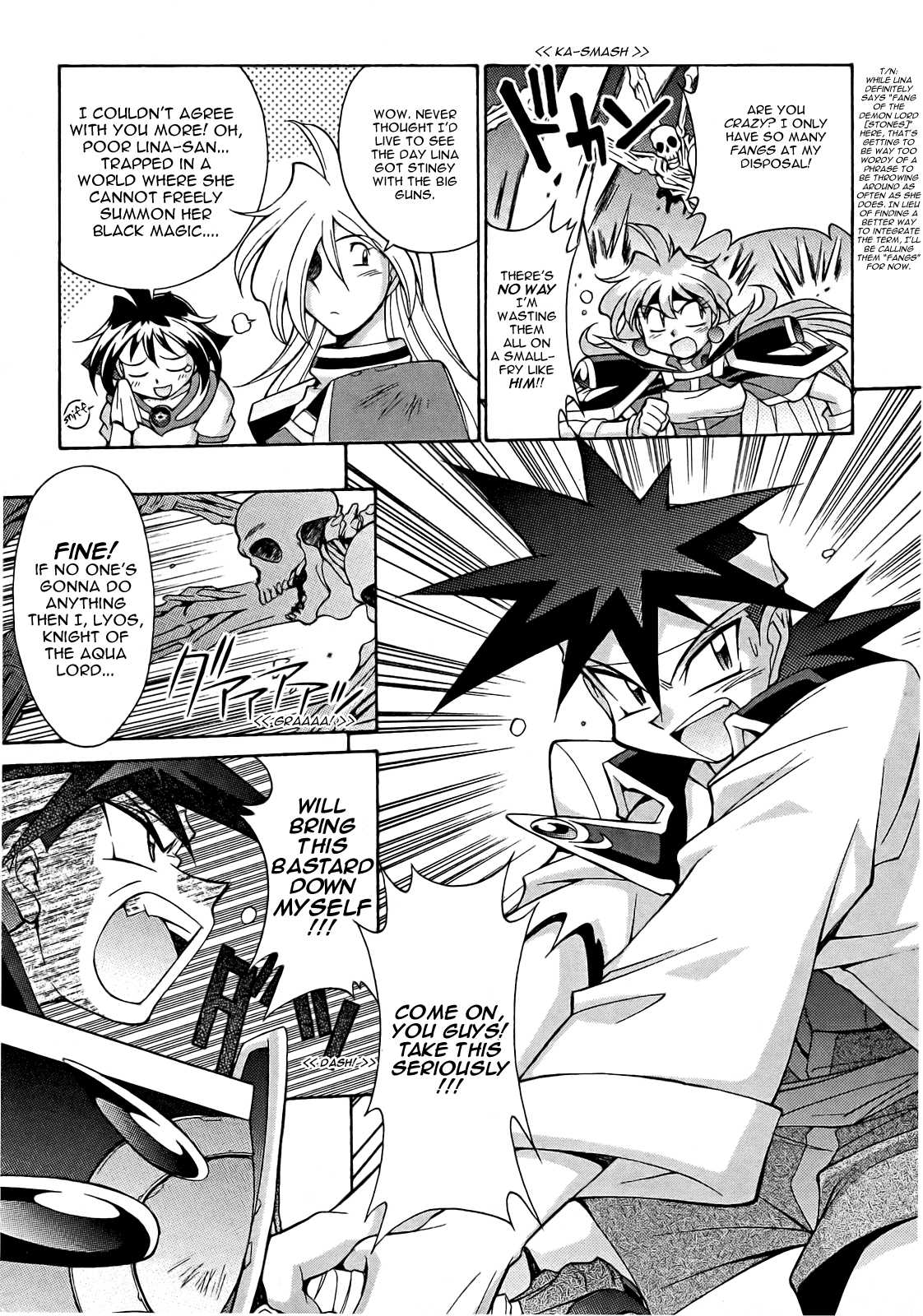 Slayers: Suiriyuuou no Kishi Chapter 10.2 page 4 - Chapter 10 v2 : HUNTING for ''Divine Power''!?