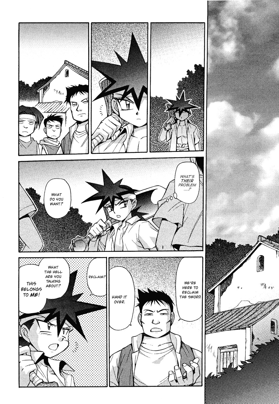 Slayers: Suiriyuuou no Kishi Chapter 14.2 page 10 - Chapter 14 v2 : HIS RESOLVE - Parting ways
