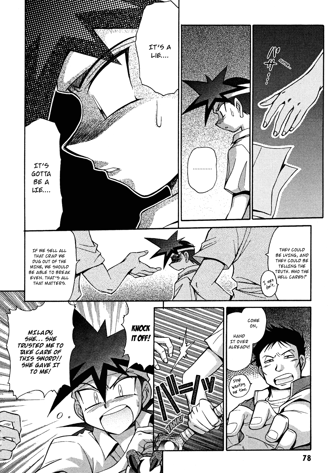Slayers: Suiriyuuou no Kishi Chapter 14.2 page 12 - Chapter 14 v2 : HIS RESOLVE - Parting ways