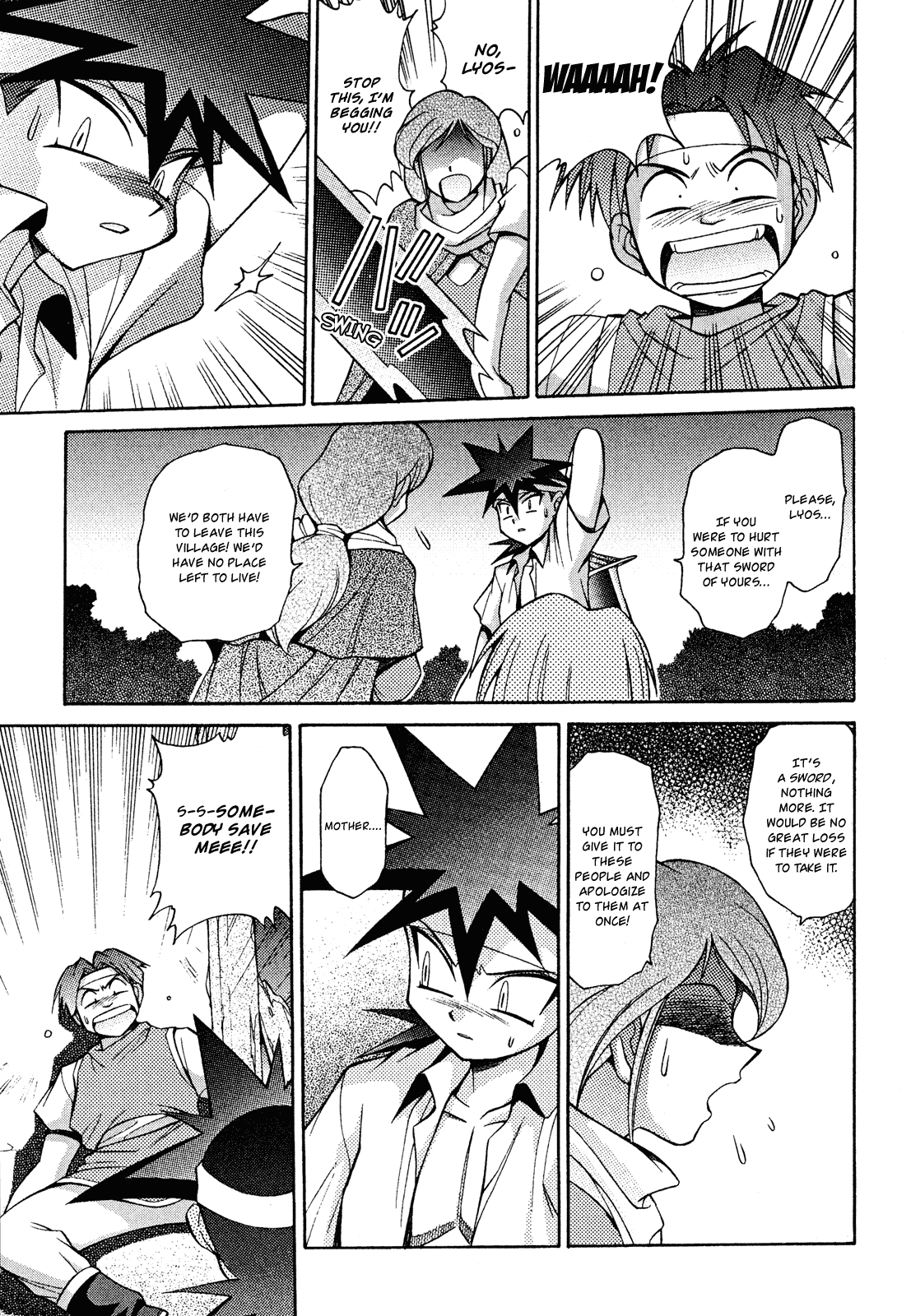 Slayers: Suiriyuuou no Kishi Chapter 14.2 page 15 - Chapter 14 v2 : HIS RESOLVE - Parting ways