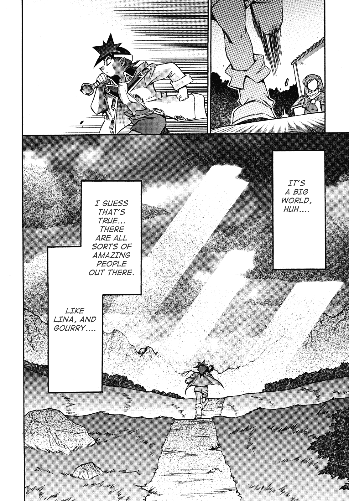 Slayers: Suiriyuuou no Kishi Chapter 14.2 page 30 - Chapter 14 v2 : HIS RESOLVE - Parting ways