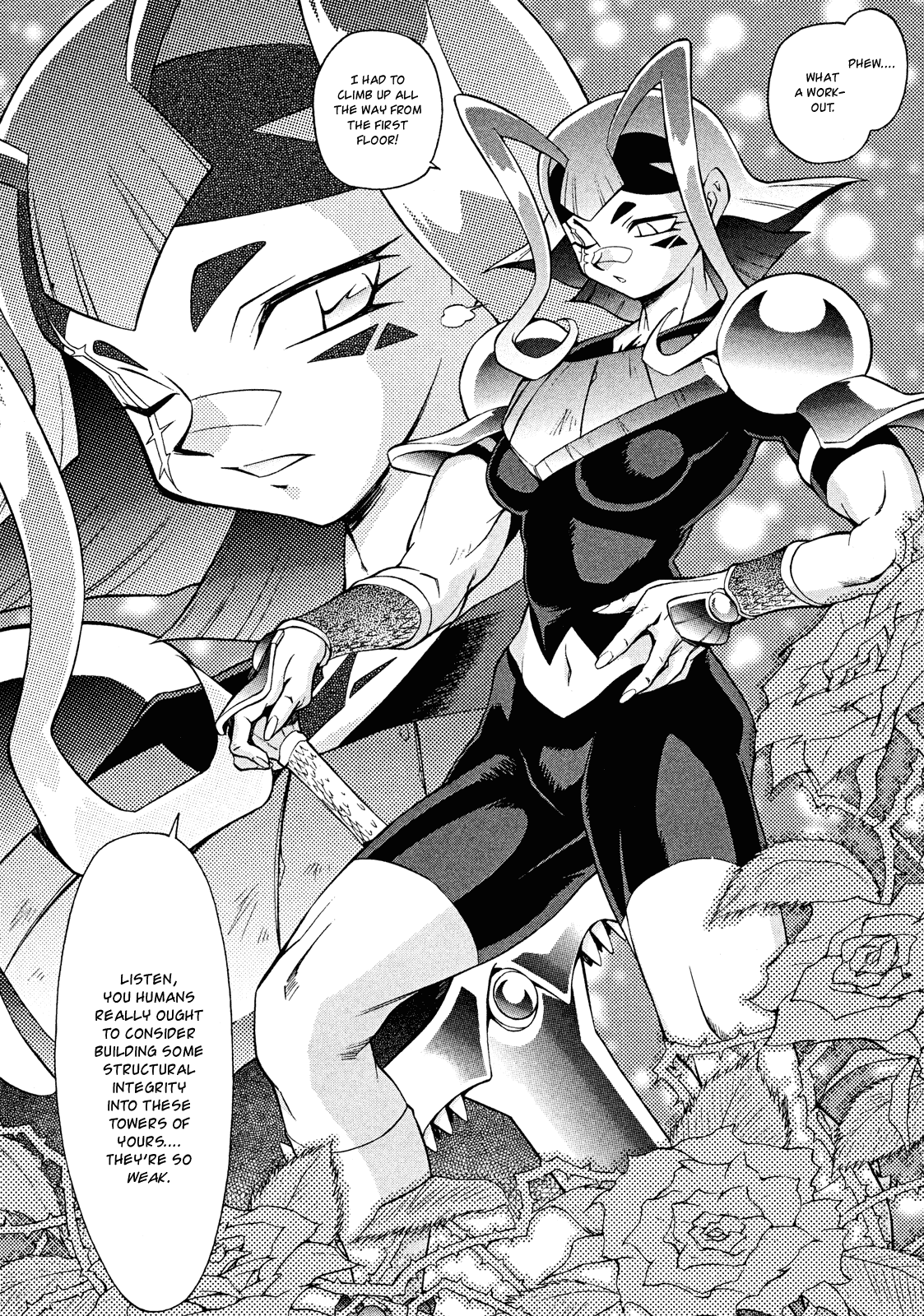 Slayers: Suiriyuuou no Kishi Chapter 16.2 page 6 - Chapter 16 v2 : JUMBLED TOGETHER Underneath the sky