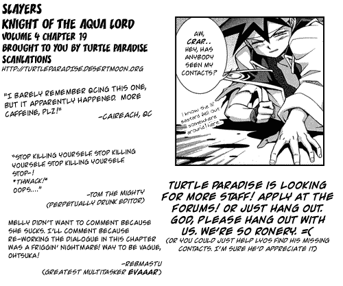 Slayers: Suiriyuuou no Kishi Chapter 19.2 page 32 - Chapter 19 v2 : COMRADES Splitting Apart