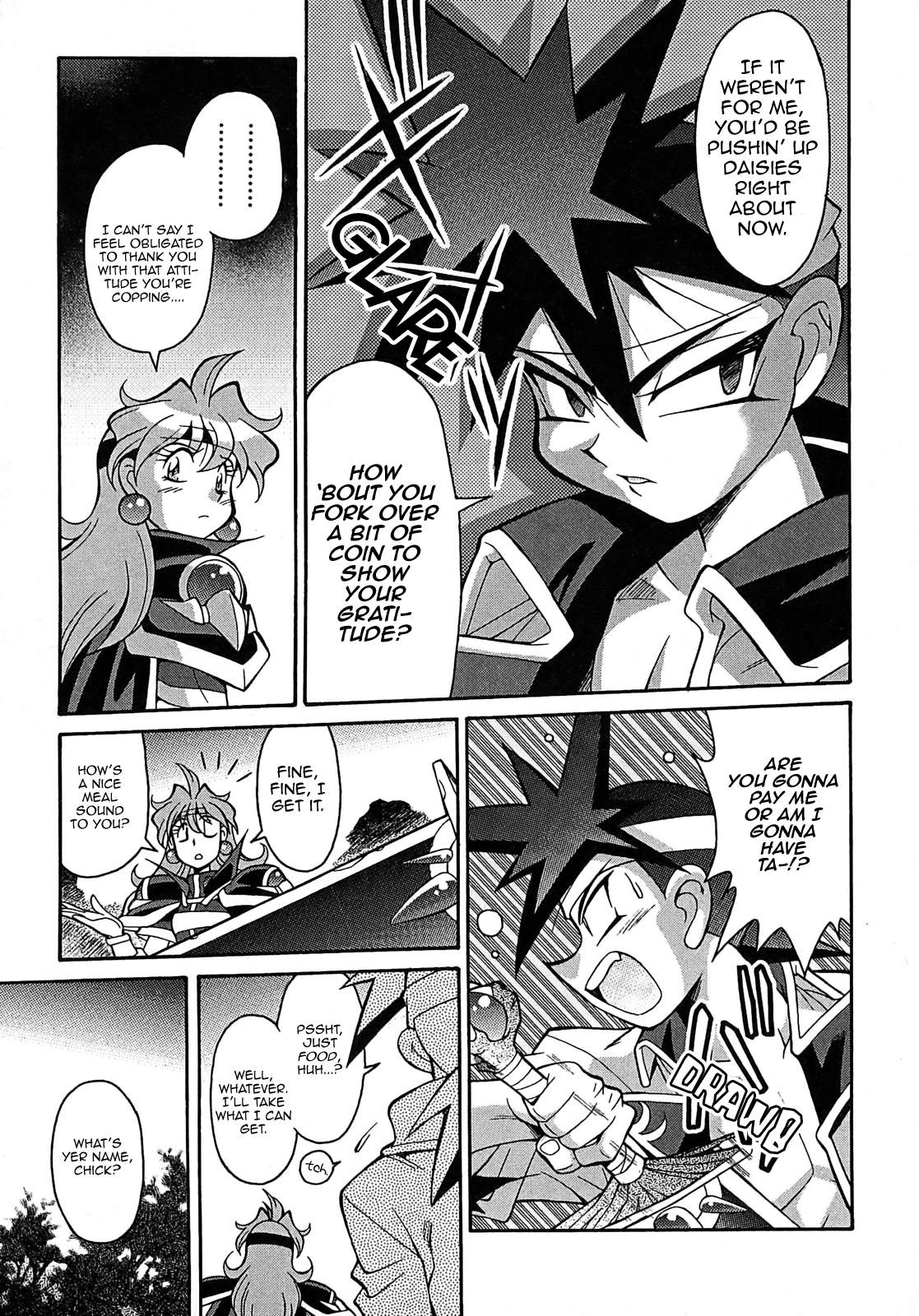 Slayers: Suiriyuuou no Kishi Chapter 2.2 page 6 - Chapter 2 v2 : UNDERSTANDING - Is this for real!?