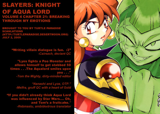 Slayers: Suiriyuuou no Kishi Chapter 21.2 page 33 - Chapter 21 v2 : BREAKING THROUGH My Emotions