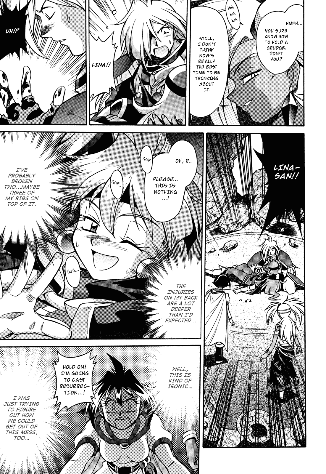 Slayers: Suiriyuuou no Kishi Chapter 22.2 page 12 - Chapter 22 v2 : AS HUMANS, We Are Beneath both Gods and Demons