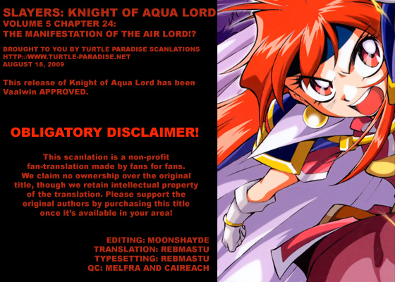 Slayers: Suiriyuuou no Kishi Chapter 24.2 page 32 - Chapter 24 v2 : THE MANIFESTATION of The Air Lord!?