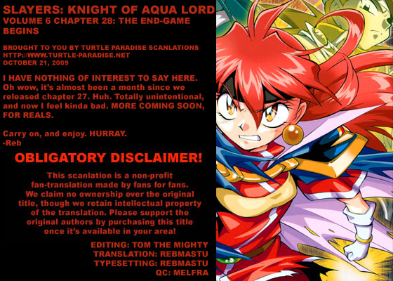 Slayers: Suiriyuuou no Kishi Chapter 28.2 page 1 - Chapter 28 v2 : THE END-GAME begins