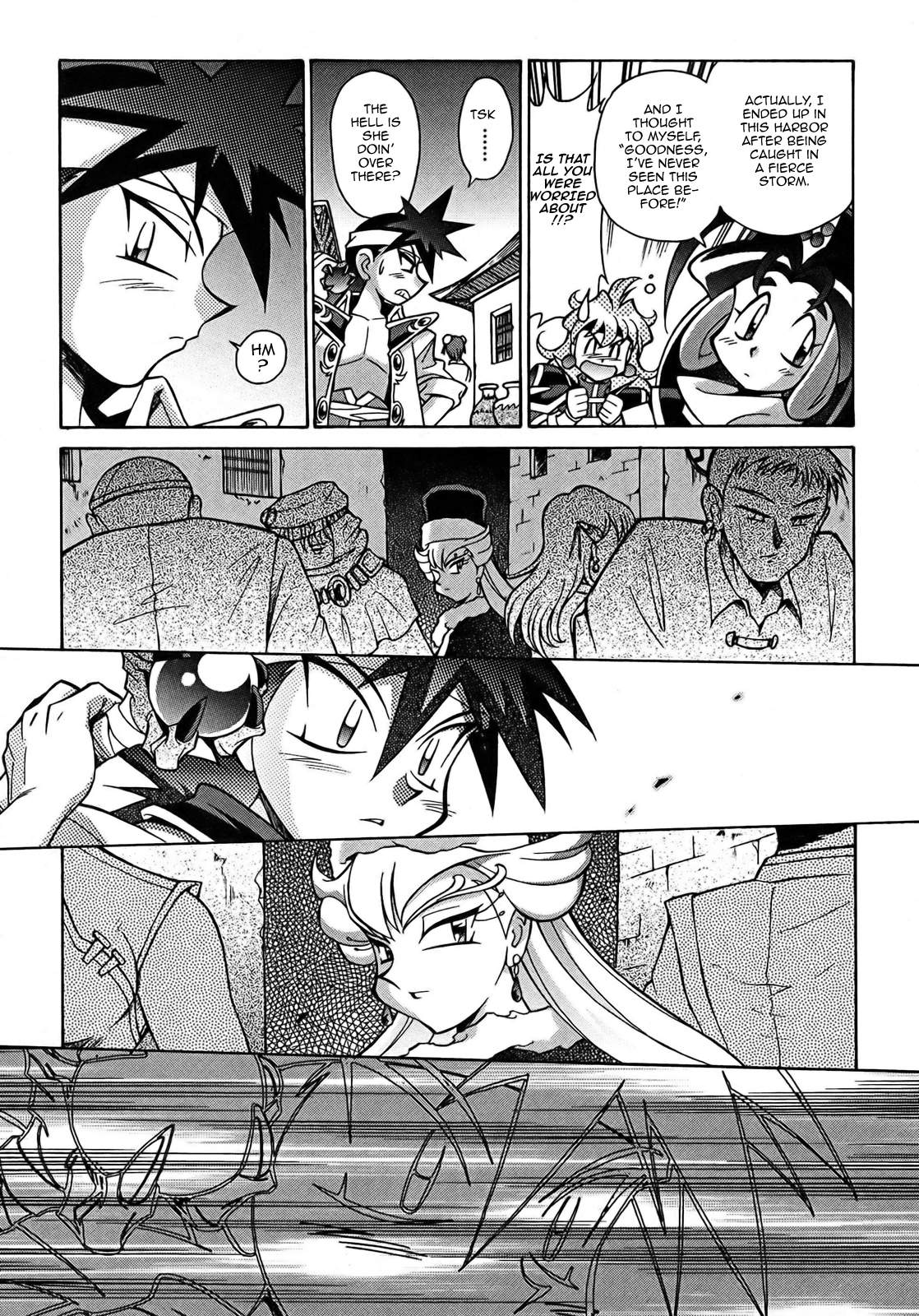 Slayers: Suiriyuuou no Kishi Chapter 3.2 page 14 - Chapter 3 v2 : SETTING OFF - A trick of the mind...