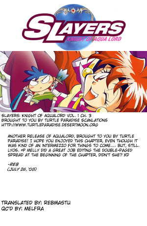 Slayers: Suiriyuuou no Kishi Chapter 3.2 page 30 - Chapter 3 v2 : SETTING OFF - A trick of the mind...