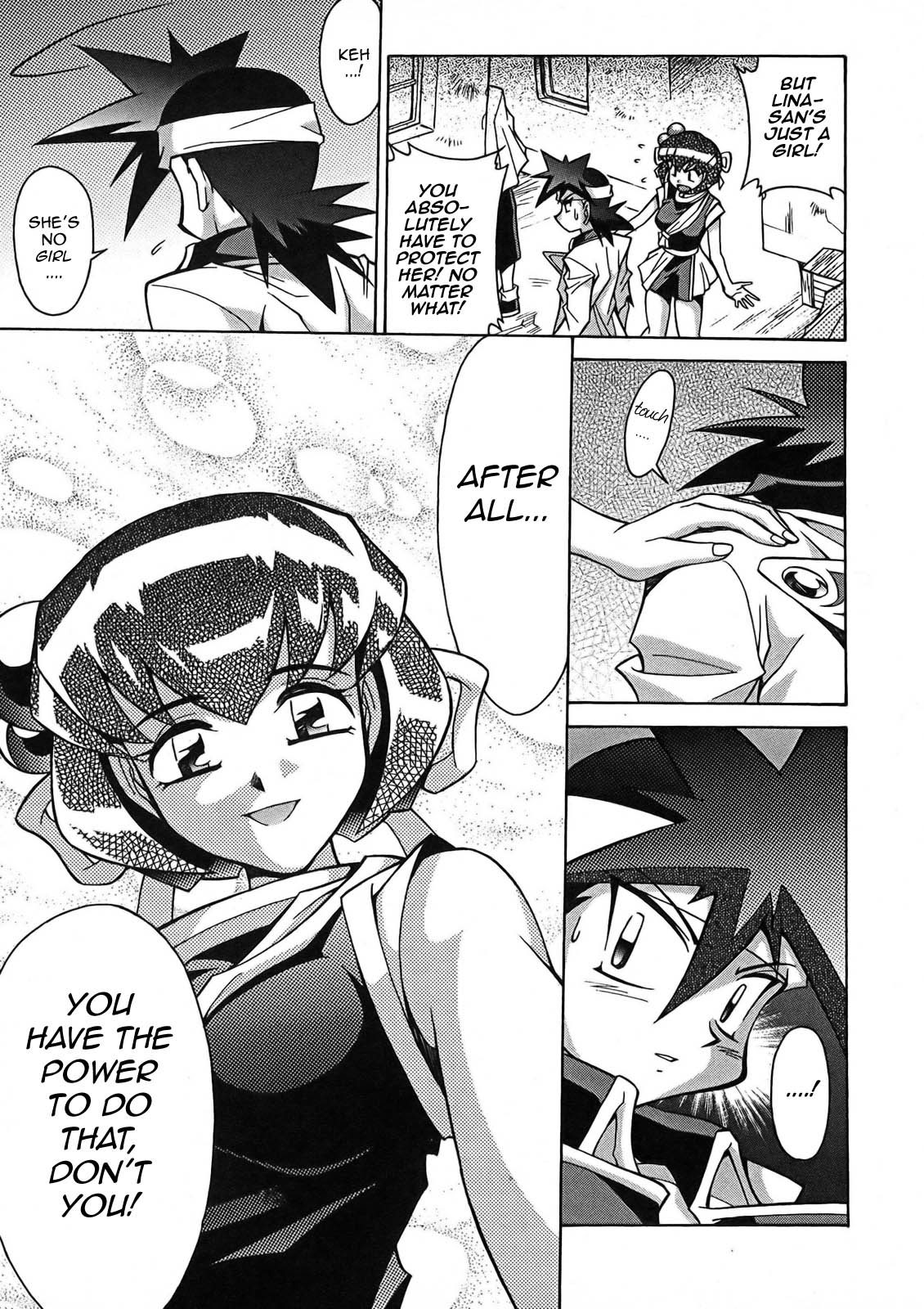 Slayers: Suiriyuuou no Kishi Chapter 4.2 page 21 - Chapter 4 v2 : FIGHTING - Parting ways...