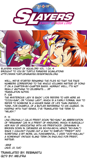 Slayers: Suiriyuuou no Kishi Chapter 4.2 page 25 - Chapter 4 v2 : FIGHTING - Parting ways...