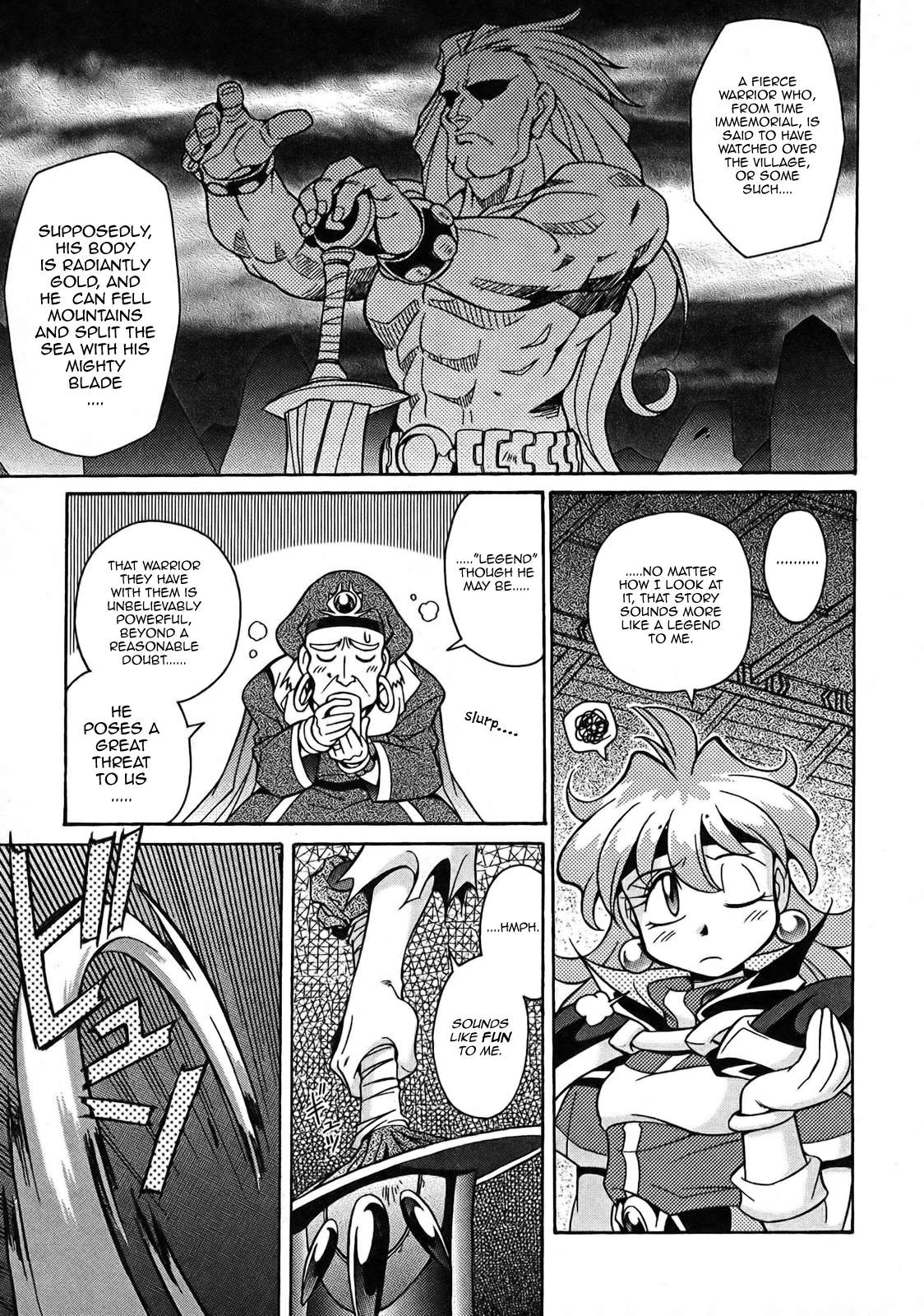 Slayers: Suiriyuuou no Kishi Chapter 5.2 page 10 - Chapter 5 v2 : LEGENDS - The Great Hero!?