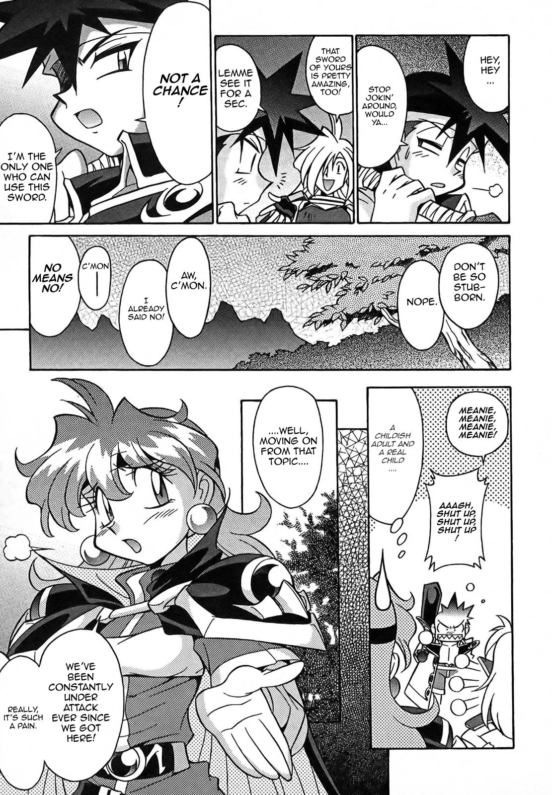 Slayers: Suiriyuuou no Kishi Chapter 6.2 page 5 - Chapter 6 v2 : FULL SPEED AHEAD - A Village Festival!?