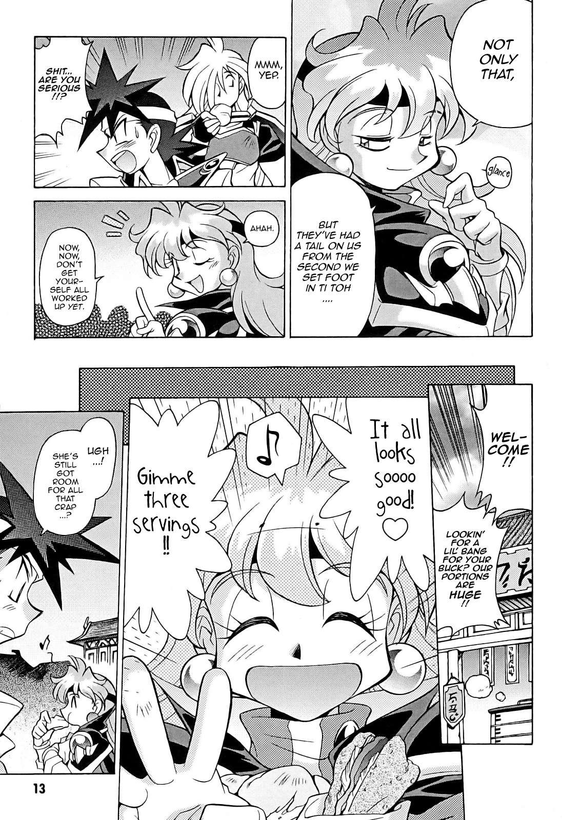 Slayers: Suiriyuuou no Kishi Chapter 7.2 page 13 - Chapter 7 v2 : ARRIVAL at Ti Toh