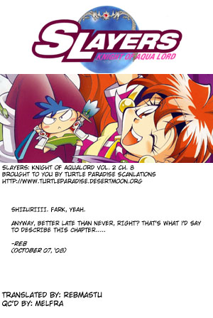 Slayers: Suiriyuuou no Kishi Chapter 8.2 page 32 - Chapter 8 v2 : REUNION - An illusion?