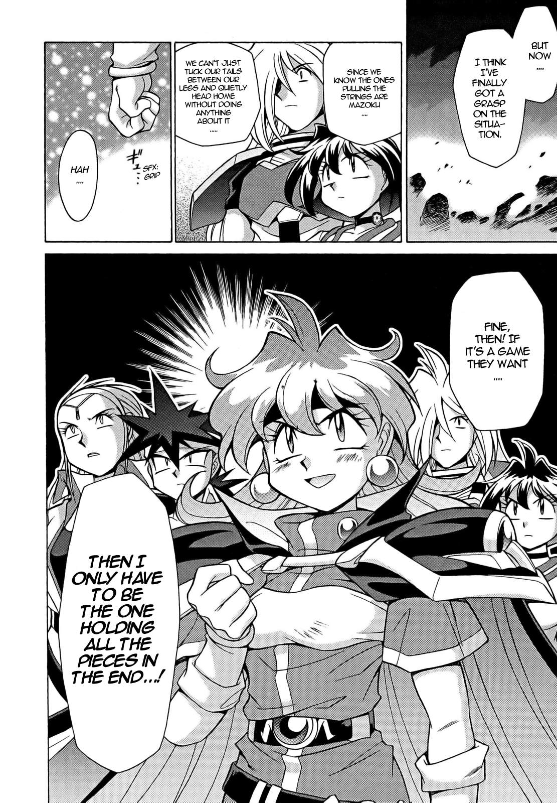 Slayers: Suiriyuuou no Kishi Chapter 9.2 page 36 - Chapter 9 v2 : BURNING Ti Toh