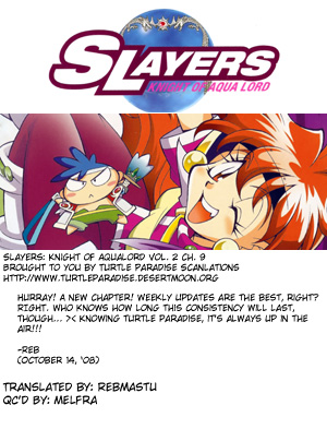 Slayers: Suiriyuuou no Kishi Chapter 9.2 page 37 - Chapter 9 v2 : BURNING Ti Toh