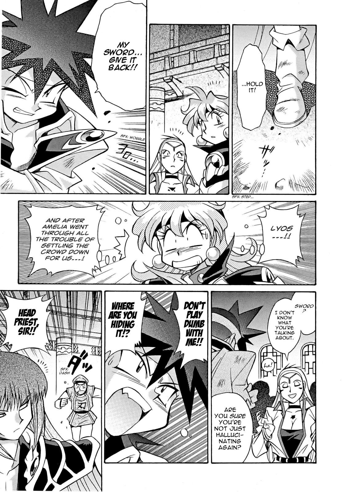 Slayers: Suiriyuuou no Kishi Chapter 9.2 page 5 - Chapter 9 v2 : BURNING Ti Toh