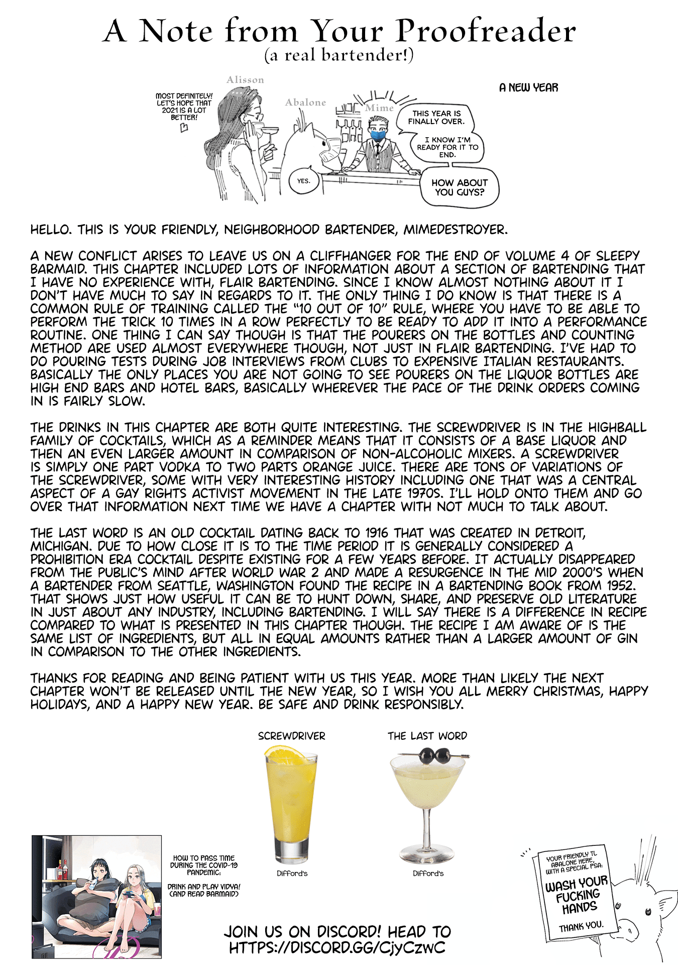Sleepy Barmaid Chapter 28 page 23 - Chapter 28: last Word