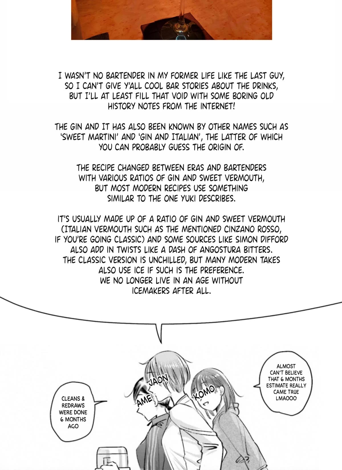 Sleepy Barmaid Chapter 31 page 24 - Chapter 31: The Original Cocktail