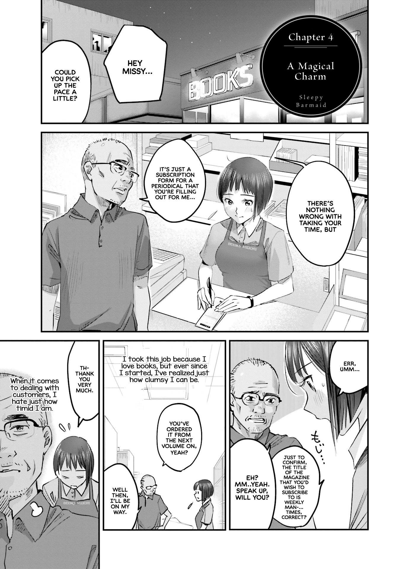 Sleepy Barmaid Chapter 4 page 2 - Chapter 4: A Magical Charm