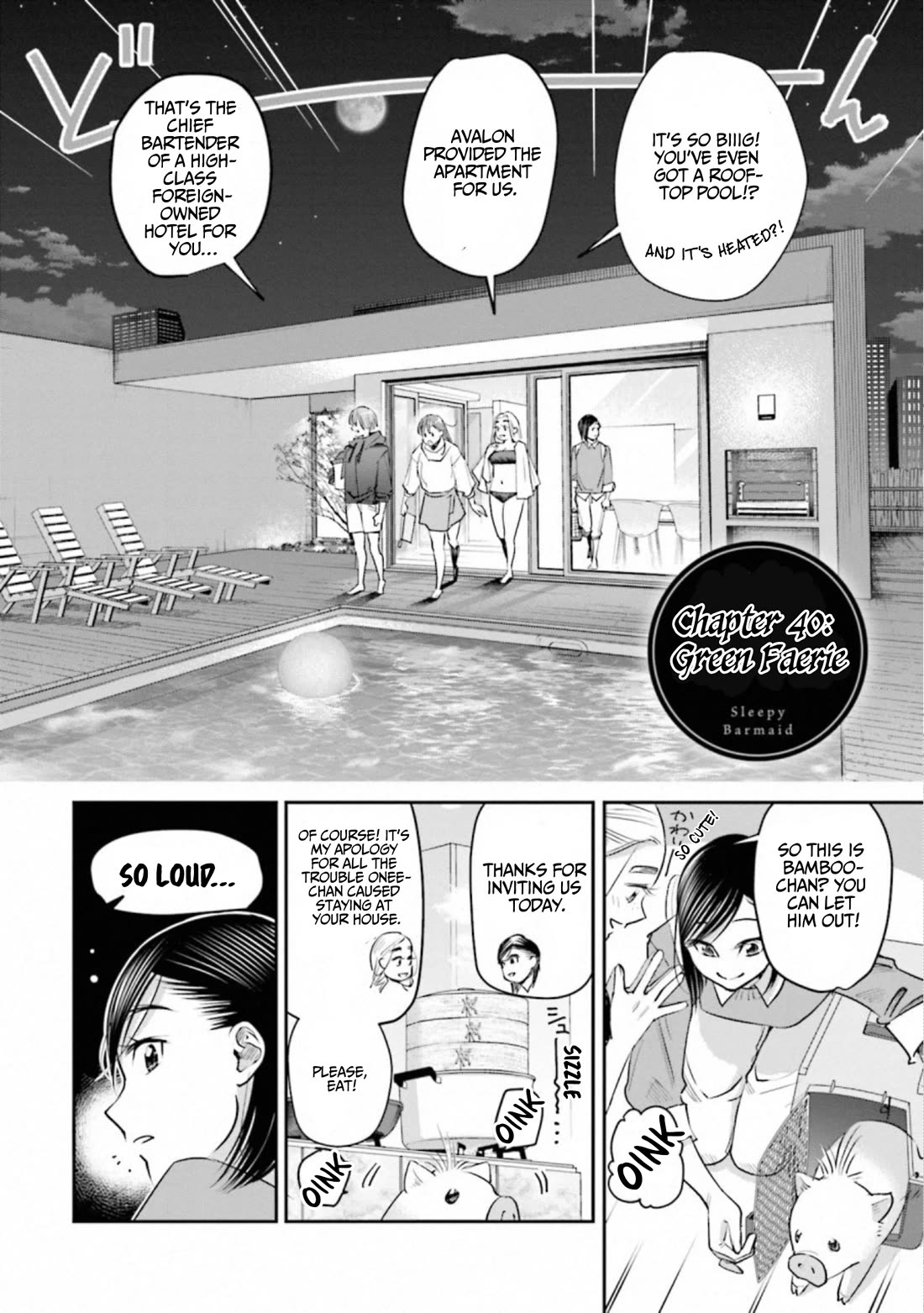 Sleepy Barmaid Chapter 40 page 2 - Chapter 40: Green Faerie