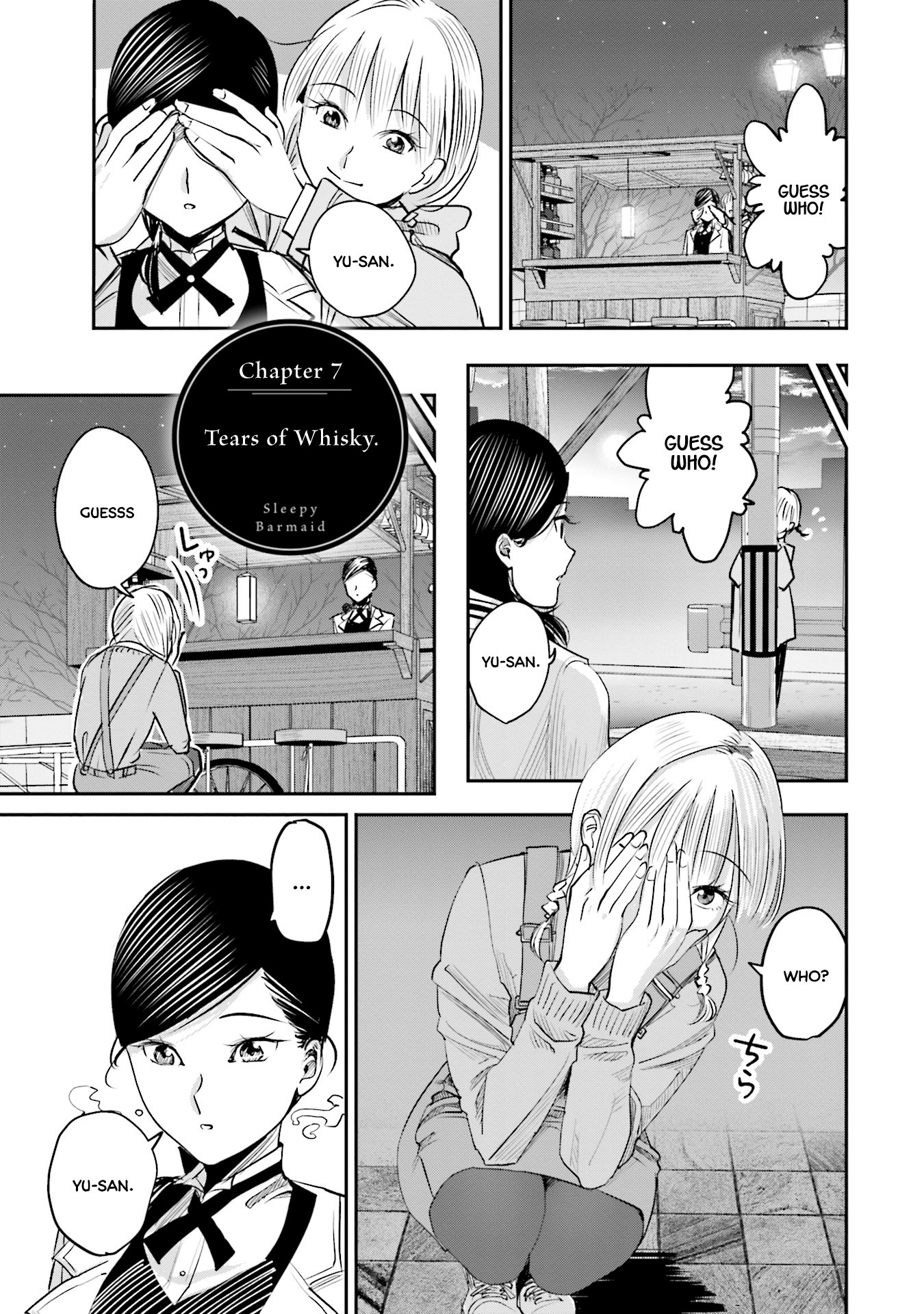 Sleepy Barmaid Chapter 7 page 2 - Chapter 7: Tears of Whiskey.