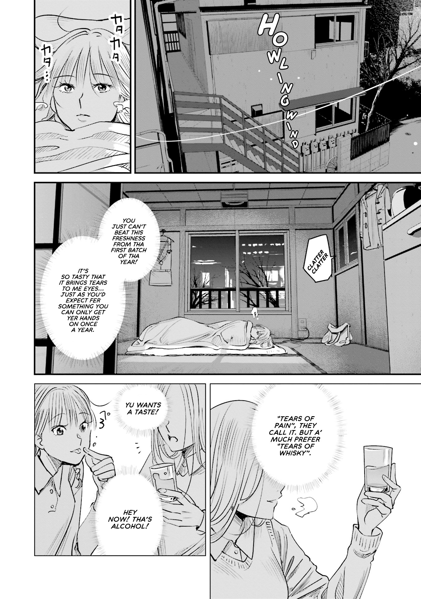 Sleepy Barmaid Chapter 7 page 7 - Chapter 7: Tears of Whiskey.