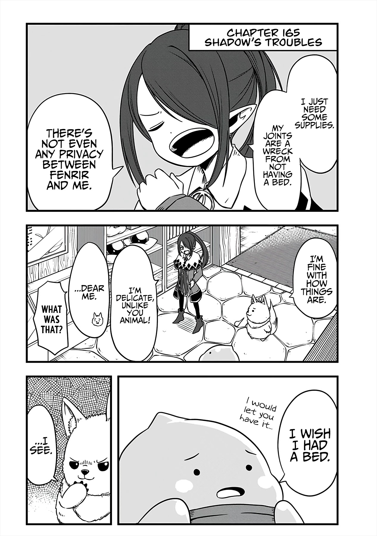 Slime Life Chapter 165 page 1 - Chapter 165: Shadow's Troubles